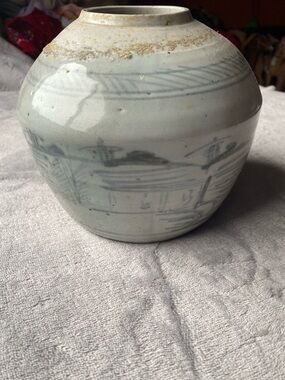 Antique 19thC Chinese Provincial Ginger Jar